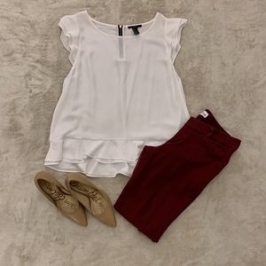 FOREVER 21 White Blouse
